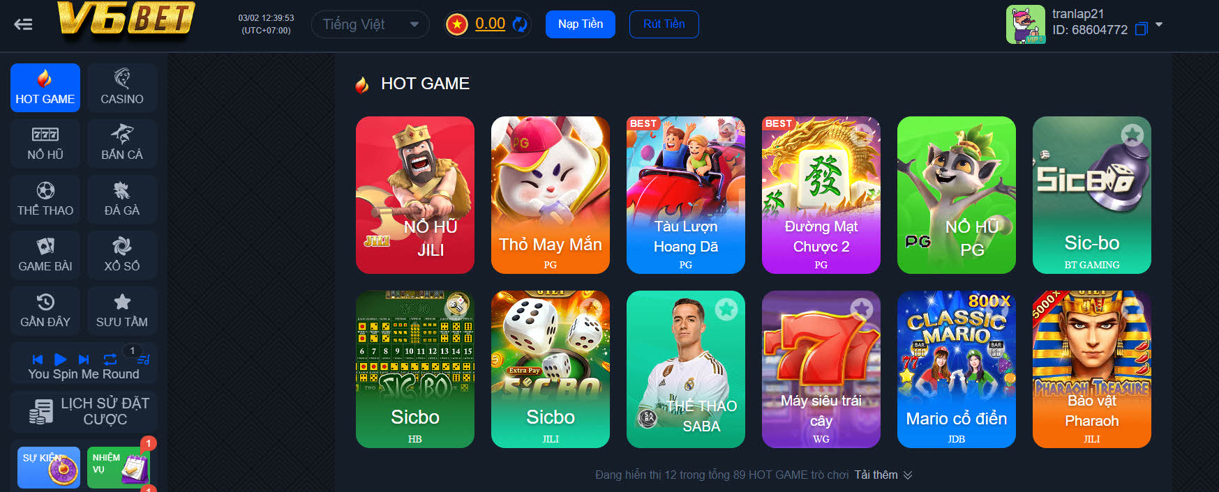 V6Bet không chỉ mang lại sự hài lòng mà còn là sự tin cậy cao